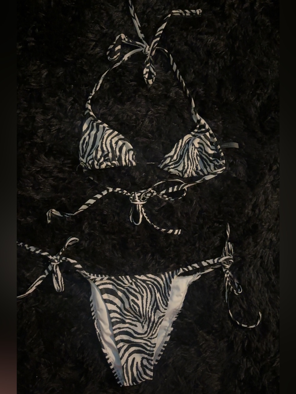 Kendall & Kylie Zebra Print Bikini